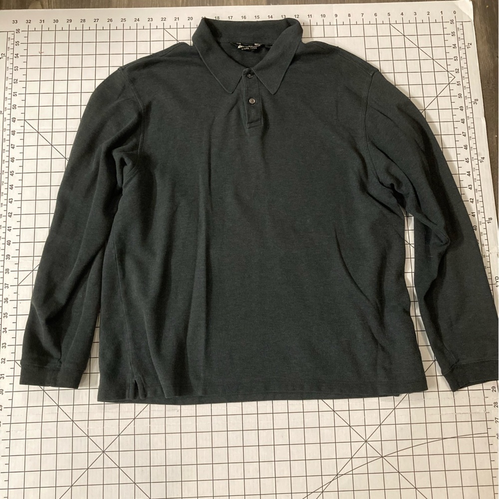 Eddie Bauer Men’s Medium Long Sleeve Polo Shirt